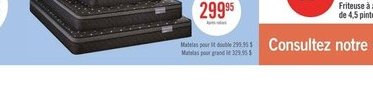 Matelas Teksiun Eurogel 2 pouces
