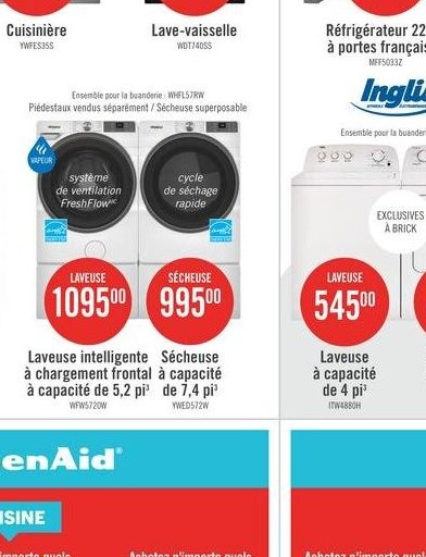 Sécheuse à capacité de 7.4 pi LG