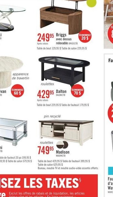 Sofa à inclinaison électrique France 89 po en c…