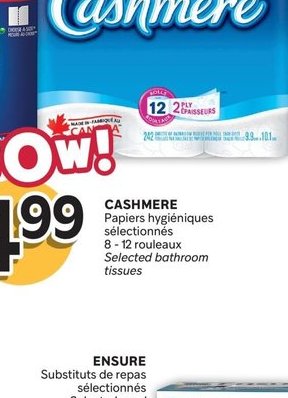 Ensure Substitut du repas sélectionné