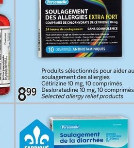 Produits sélectionnés pour aider au soulagement…