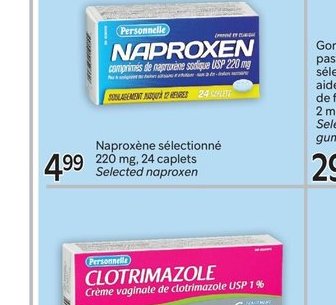 Naproxène sélectionnée