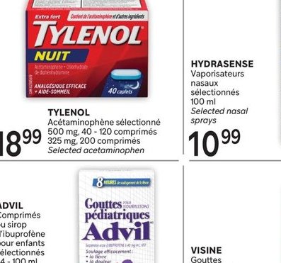 TYLENOL Nuit Extra-fort sélectionné