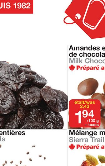 Amandes enrobées de chocolat au lait Milk Choco…