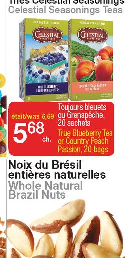 Thés Celestial Seasonings