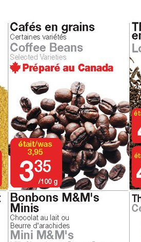 Cafés en grains Coffee Beans