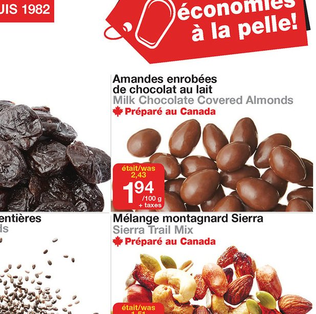 Amandes enrobées de chocolat au lait Milk Choco…