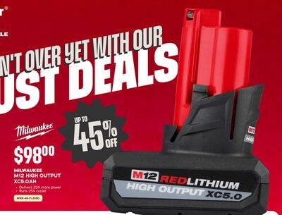 MILWAUKEE M12 HIGH OUTPUT XC5.OAH