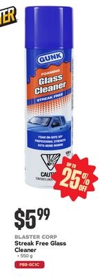 BLASTER CORP Streak Free Glass Cleaner