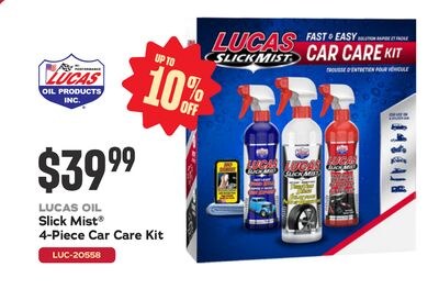 LUCAS OIL Slick Mist® 4-Piece Car Care Kit