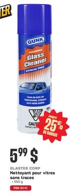 BLASTER CORP Nettoyant pour vitres