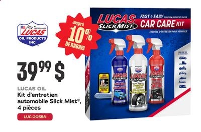LUCAS OIL Kit d'entretien automobile Slick Mist®