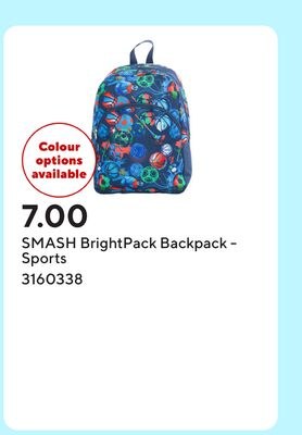 SMASH BrightPack Backpack - Sports