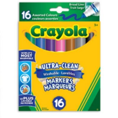 Crayola Washable Markers Collection, 16 pk