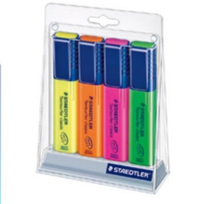Staedtler Textsurfer Highlighters, Assorted, 4 …