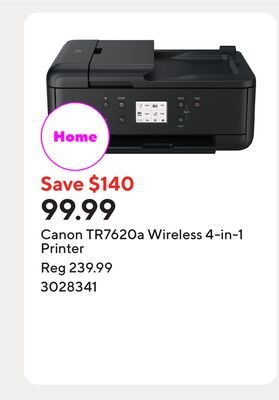 Canon TR7620a Wireless 4-in-1 Printer