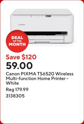 Canon PIXMA TS6520 Wireless Multi-function Home…