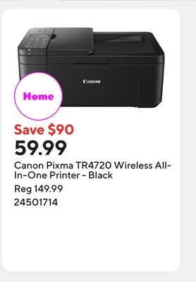 Canon Pixma TR4720 Wireless All-In-One Printer …