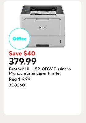 Brother HL-L5210DW Business Monochrome Laser Pr…