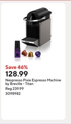 Nespresso Pixie Espresso Machine by Breville - …