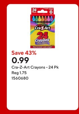 Cra-Z-Art Crayons - 24 Pk