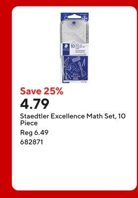 Staedtler Excellence Math Set, 10 Piece