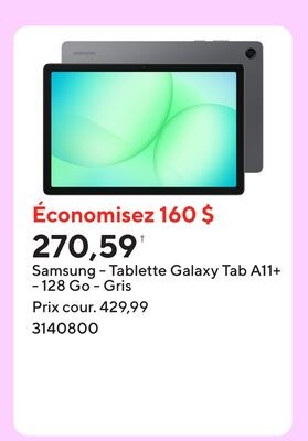 Samsung - Tablette Galaxy Tab A11+ - 128 Go - G…