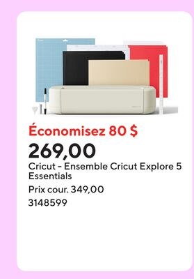 Cricut - Ensemble Cricut Explore 5 Essentials