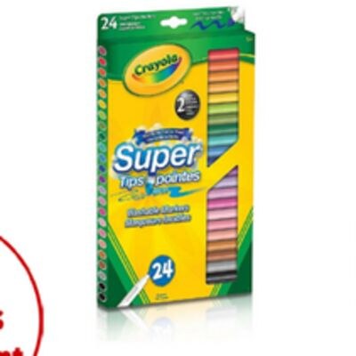 Crayola - Marqueurs lavables Super pointes - Pa…