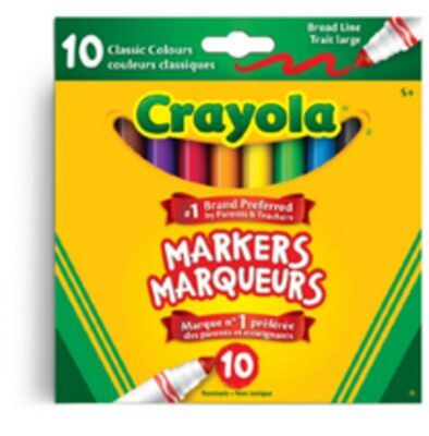 Crayola - Marqueurs à trait large Original - Pa…