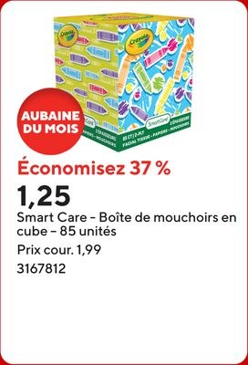 Smart Care - Boîte de mouchoirs en cube – 85 un…