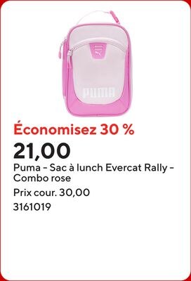 Puma - Sac à lunch Evercat Rally - Combo rose