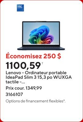 Lenovo - Ordinateur portable IdeaPad Slim 3 15,…