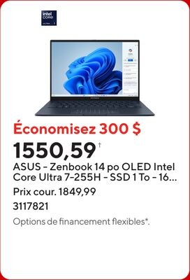 ASUS - Zenbook 14 po OLED Intel Core Ultra 7-25…