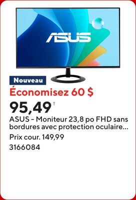 ASUS - Moniteur 23,8 po FHD sans bordures avec …