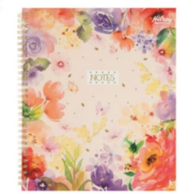 Hilroy - Cahier floral éclatant – 10 1/2 po H x…