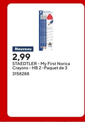 STAEDTLER - My First Norica Crayons - HB 2 -Paq…