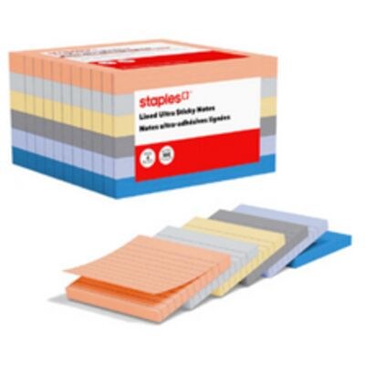 Staples - Feuillets super collants - 4 x 4 po -…