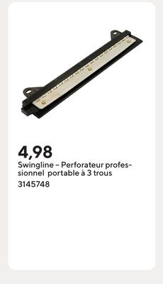 Swingline – Perforateur professionnel portable …