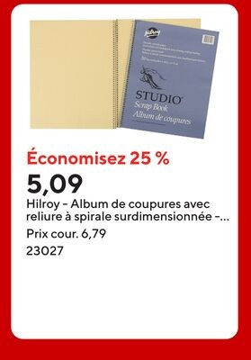 Hilroy - Album de coupures avec reliure à spira…