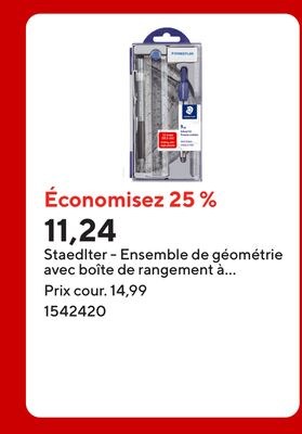 Staedlter - Ensemble de géométrie avec boîte de…