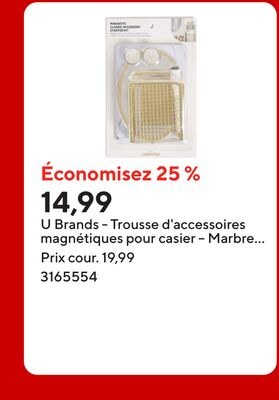 U Brands - Trousse d'accessoires magnétiques po…