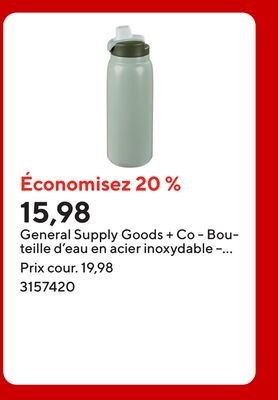 General Supply Goods + Co - Bouteille d'eau en …
