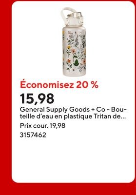 General Supply Goods + Co - Bouteille d'eau en …