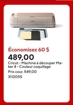 Cricut - Machine à découper Maker 4 - Couleur c…