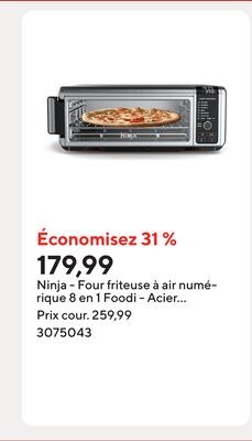 Ninja - Four friteuse à air numérique 8 en 1 Fo…