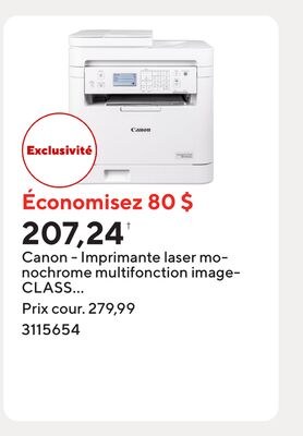 Canon - Imprimante laser monochrome multifoncti…