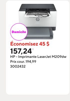 HP - Imprimante LaserJet M209dw