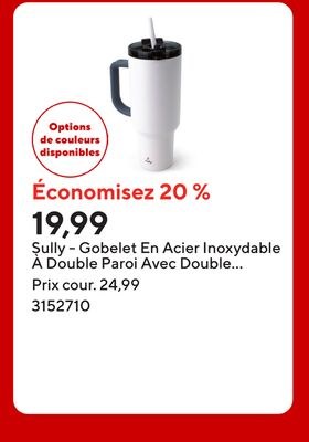 Sully - Gobelet En Acier Inoxydable À Double Pa…