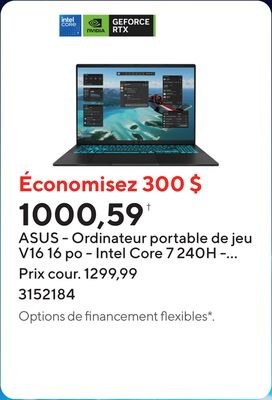 ASUS - Ordinateur portable de jeu V16 16 po - I…